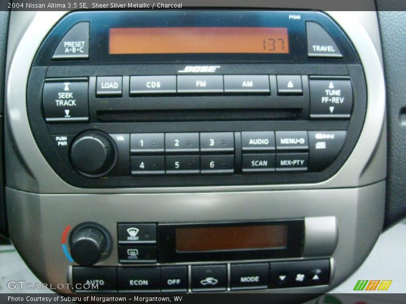 Sheer Silver Metallic / Charcoal 2004 Nissan Altima 3.5 SE
