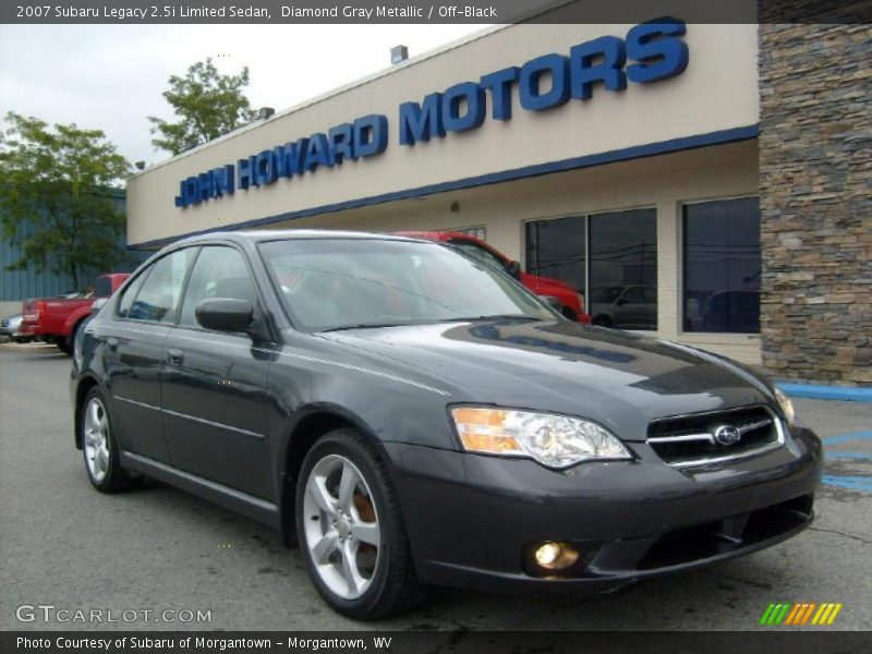 Diamond Gray Metallic / Off-Black 2007 Subaru Legacy 2.5i Limited Sedan