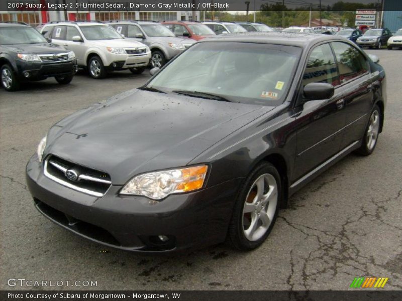 Diamond Gray Metallic / Off-Black 2007 Subaru Legacy 2.5i Limited Sedan