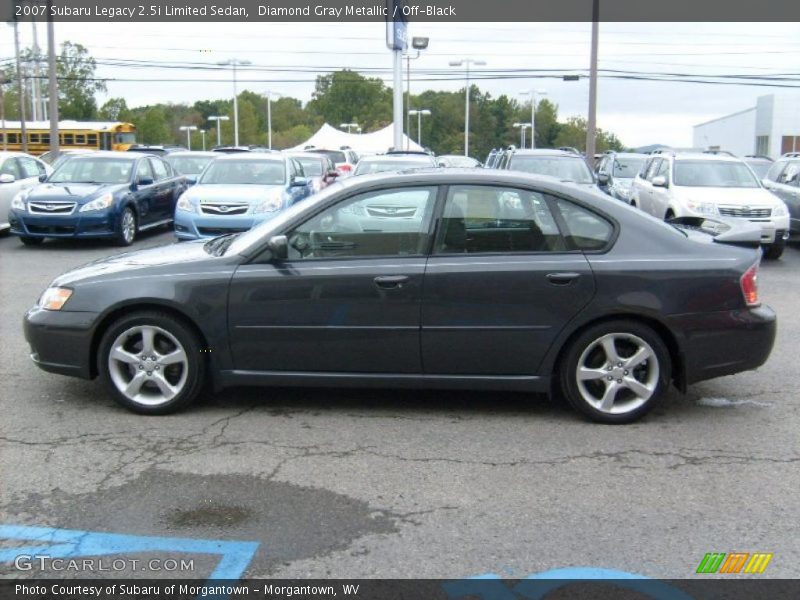 Diamond Gray Metallic / Off-Black 2007 Subaru Legacy 2.5i Limited Sedan