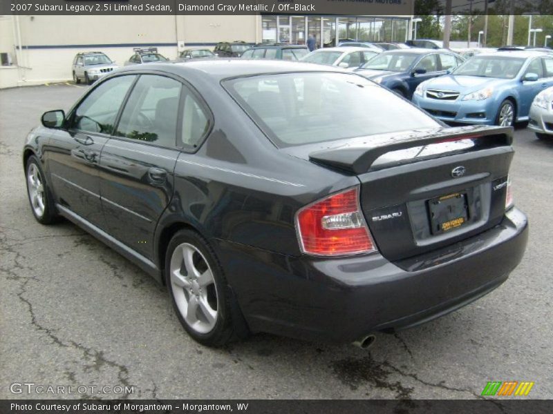 Diamond Gray Metallic / Off-Black 2007 Subaru Legacy 2.5i Limited Sedan