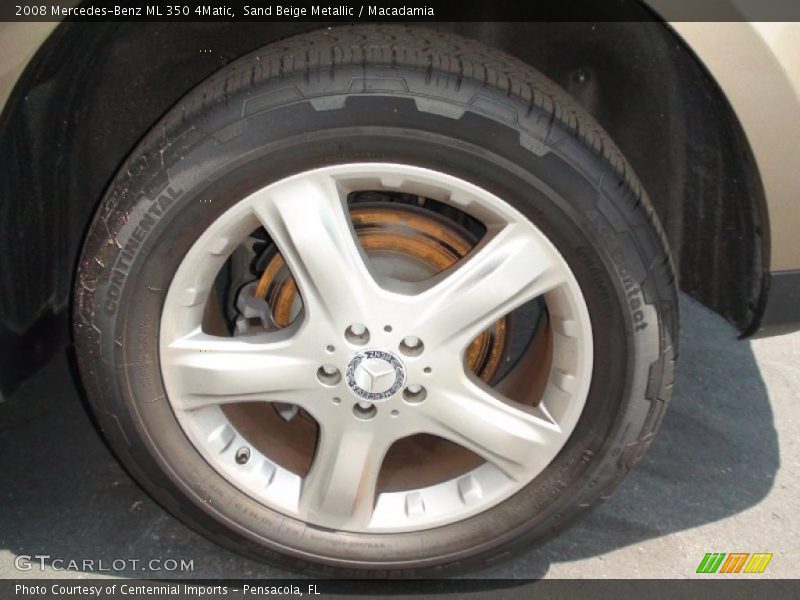Sand Beige Metallic / Macadamia 2008 Mercedes-Benz ML 350 4Matic