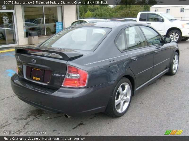 Diamond Gray Metallic / Off-Black 2007 Subaru Legacy 2.5i Limited Sedan