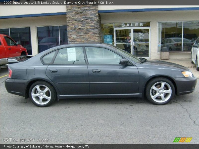 Diamond Gray Metallic / Off-Black 2007 Subaru Legacy 2.5i Limited Sedan