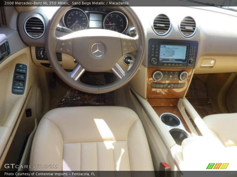 Sand Beige Metallic / Macadamia 2008 Mercedes-Benz ML 350 4Matic