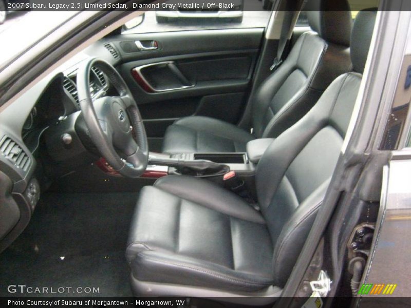 Diamond Gray Metallic / Off-Black 2007 Subaru Legacy 2.5i Limited Sedan