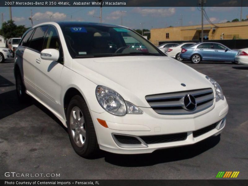 Alabaster White / Macadamia 2007 Mercedes-Benz R 350 4Matic
