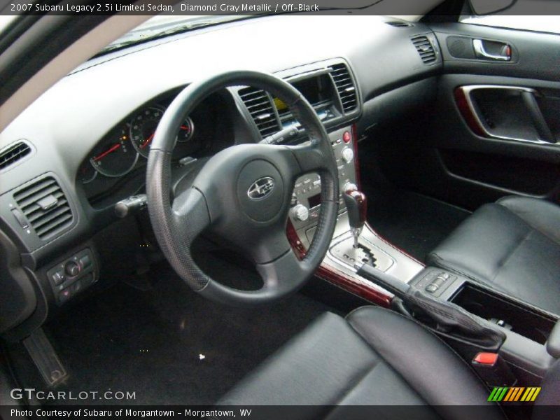 Diamond Gray Metallic / Off-Black 2007 Subaru Legacy 2.5i Limited Sedan