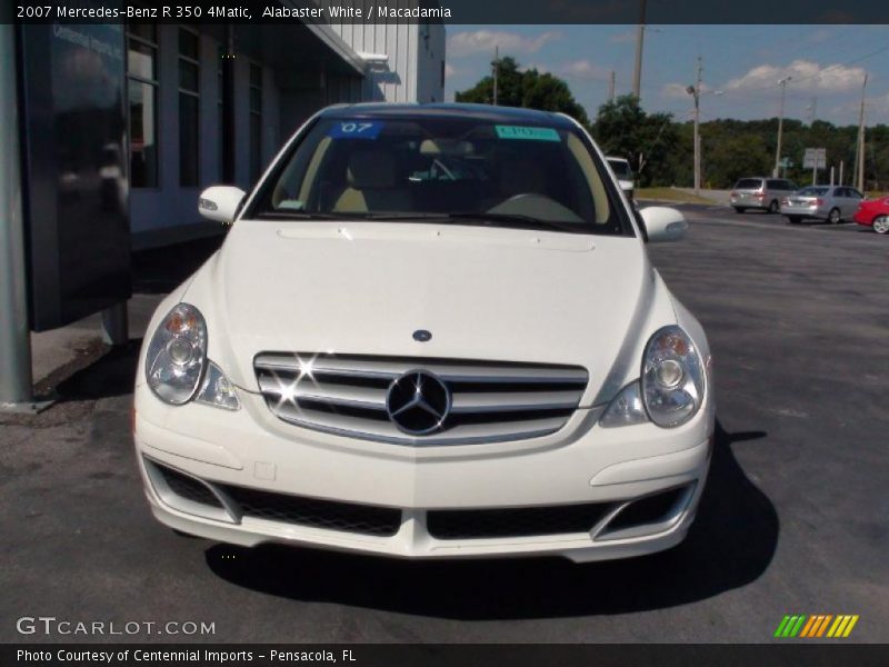 Alabaster White / Macadamia 2007 Mercedes-Benz R 350 4Matic