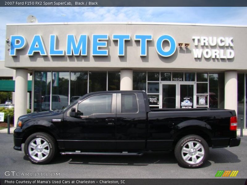 Black / Black 2007 Ford F150 FX2 Sport SuperCab