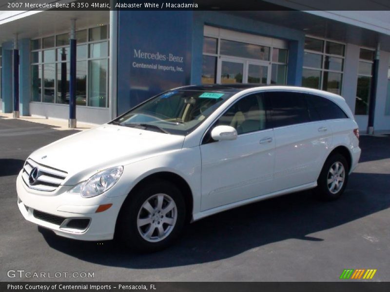 Alabaster White / Macadamia 2007 Mercedes-Benz R 350 4Matic