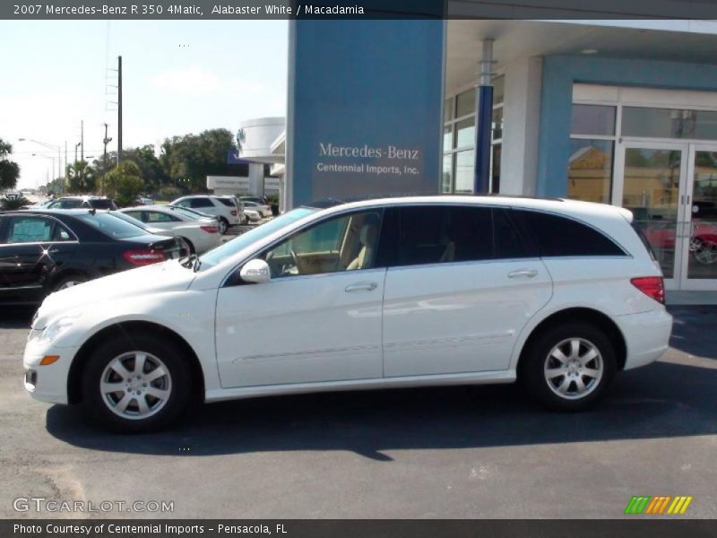 Alabaster White / Macadamia 2007 Mercedes-Benz R 350 4Matic