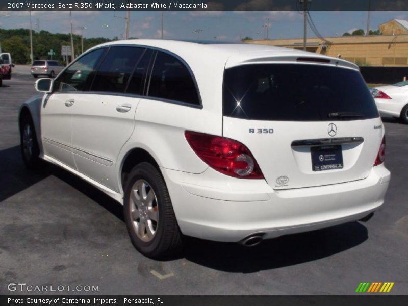 Alabaster White / Macadamia 2007 Mercedes-Benz R 350 4Matic