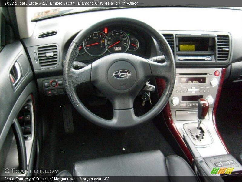 Diamond Gray Metallic / Off-Black 2007 Subaru Legacy 2.5i Limited Sedan