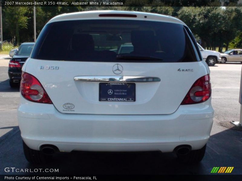 Alabaster White / Macadamia 2007 Mercedes-Benz R 350 4Matic