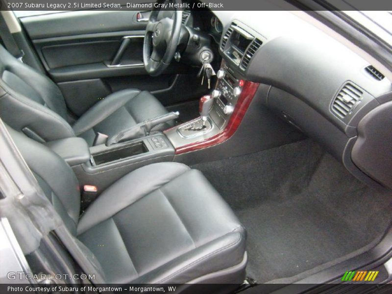 Diamond Gray Metallic / Off-Black 2007 Subaru Legacy 2.5i Limited Sedan