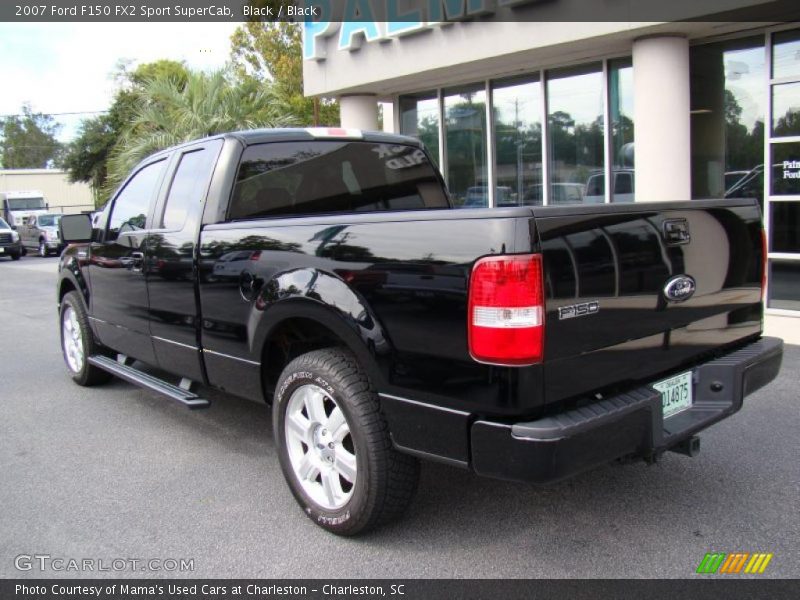 Black / Black 2007 Ford F150 FX2 Sport SuperCab