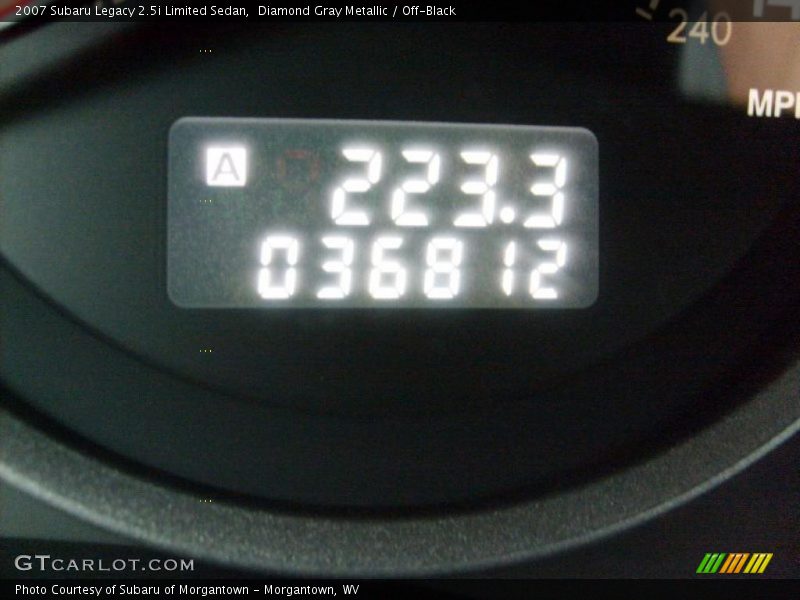 Diamond Gray Metallic / Off-Black 2007 Subaru Legacy 2.5i Limited Sedan