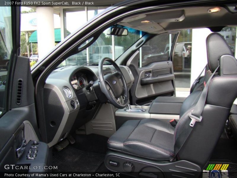 Black / Black 2007 Ford F150 FX2 Sport SuperCab