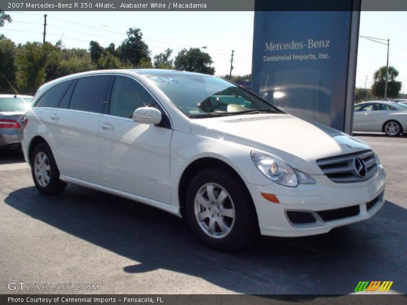 Alabaster White / Macadamia 2007 Mercedes-Benz R 350 4Matic