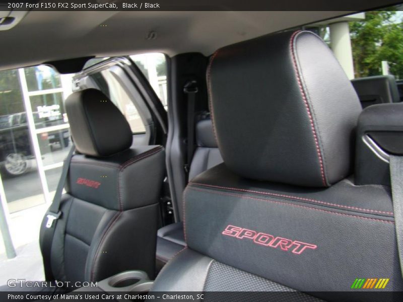 Black / Black 2007 Ford F150 FX2 Sport SuperCab