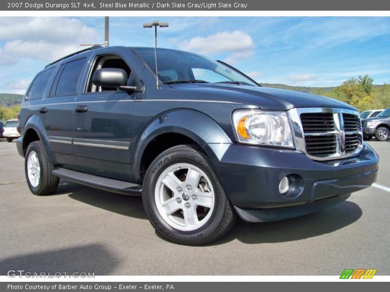 Steel Blue Metallic / Dark Slate Gray/Light Slate Gray 2007 Dodge Durango SLT 4x4