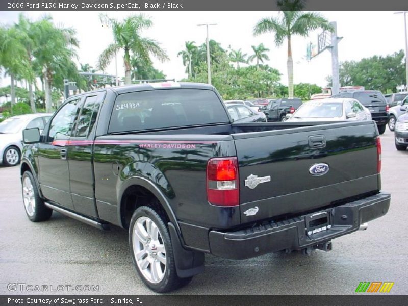 Black / Black 2006 Ford F150 Harley-Davidson SuperCab