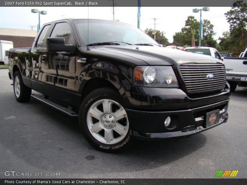 Black / Black 2007 Ford F150 FX2 Sport SuperCab