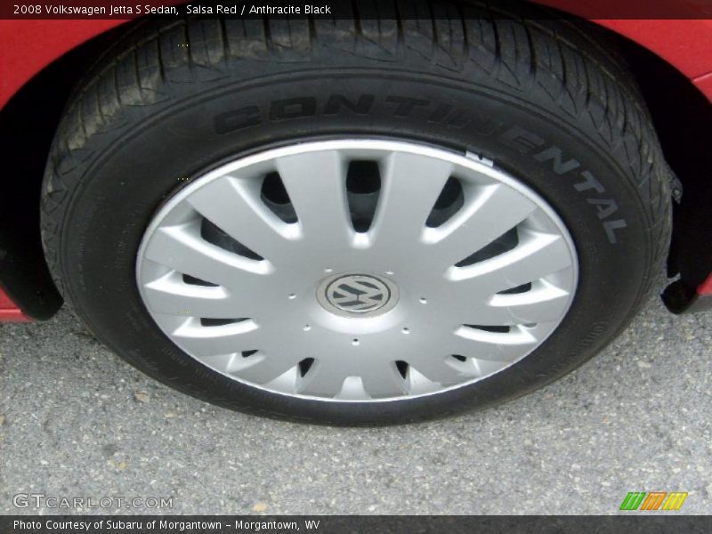 Salsa Red / Anthracite Black 2008 Volkswagen Jetta S Sedan