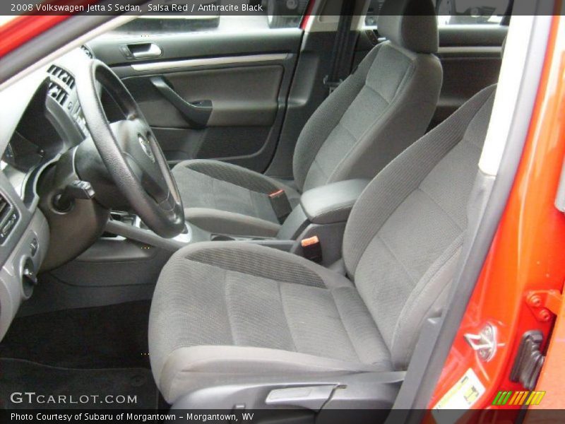 Salsa Red / Anthracite Black 2008 Volkswagen Jetta S Sedan