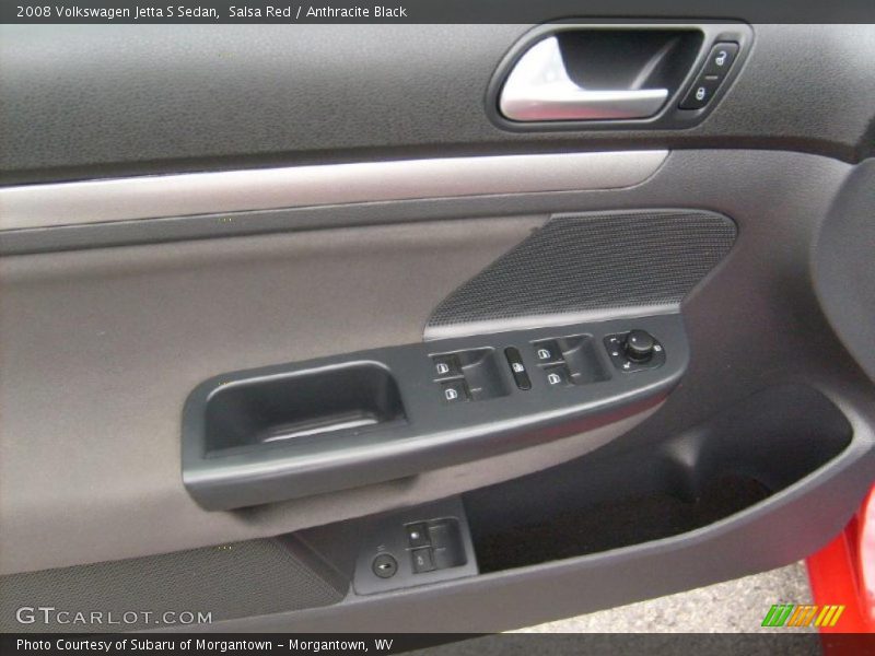 Salsa Red / Anthracite Black 2008 Volkswagen Jetta S Sedan