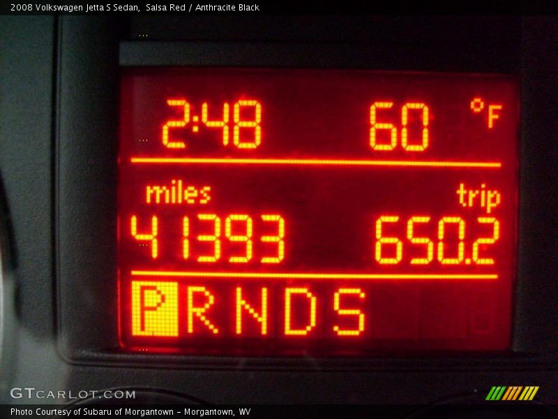 Salsa Red / Anthracite Black 2008 Volkswagen Jetta S Sedan