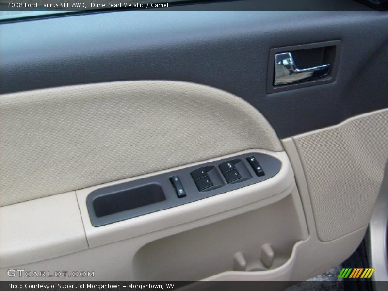 Dune Pearl Metallic / Camel 2008 Ford Taurus SEL AWD