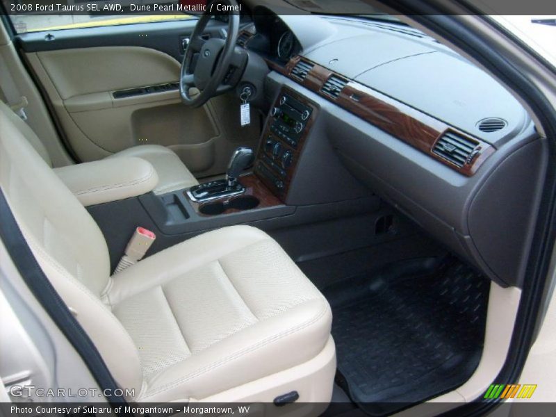 Dune Pearl Metallic / Camel 2008 Ford Taurus SEL AWD