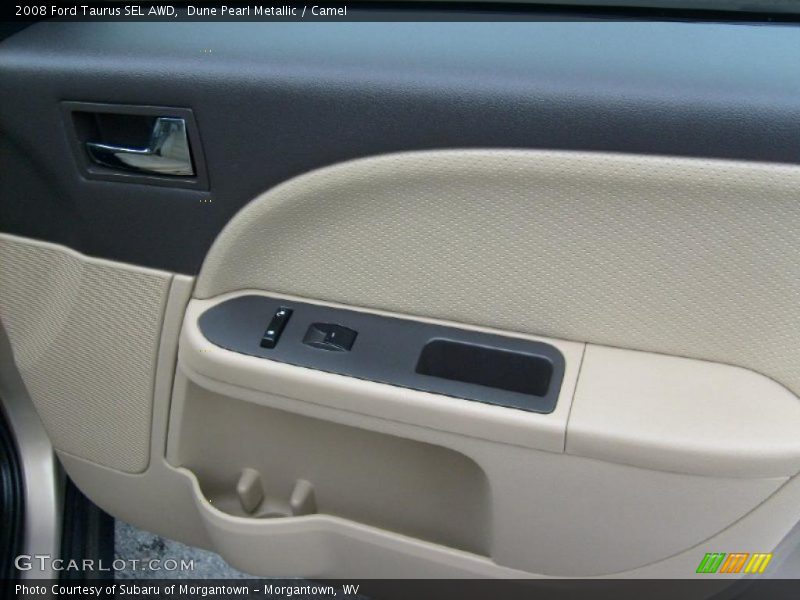 Dune Pearl Metallic / Camel 2008 Ford Taurus SEL AWD