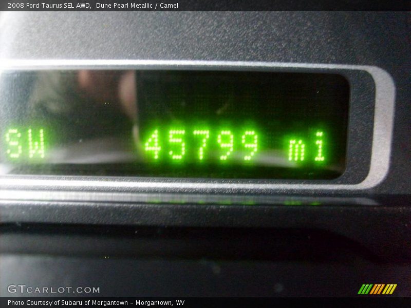 Dune Pearl Metallic / Camel 2008 Ford Taurus SEL AWD