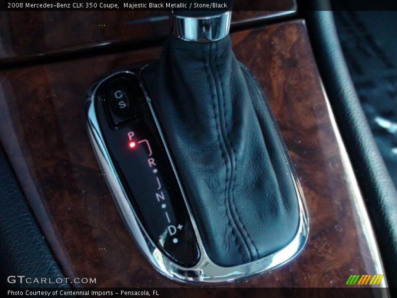 Majestic Black Metallic / Stone/Black 2008 Mercedes-Benz CLK 350 Coupe