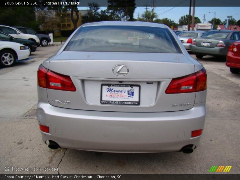 Tungsten Pearl / Black 2006 Lexus IS 350