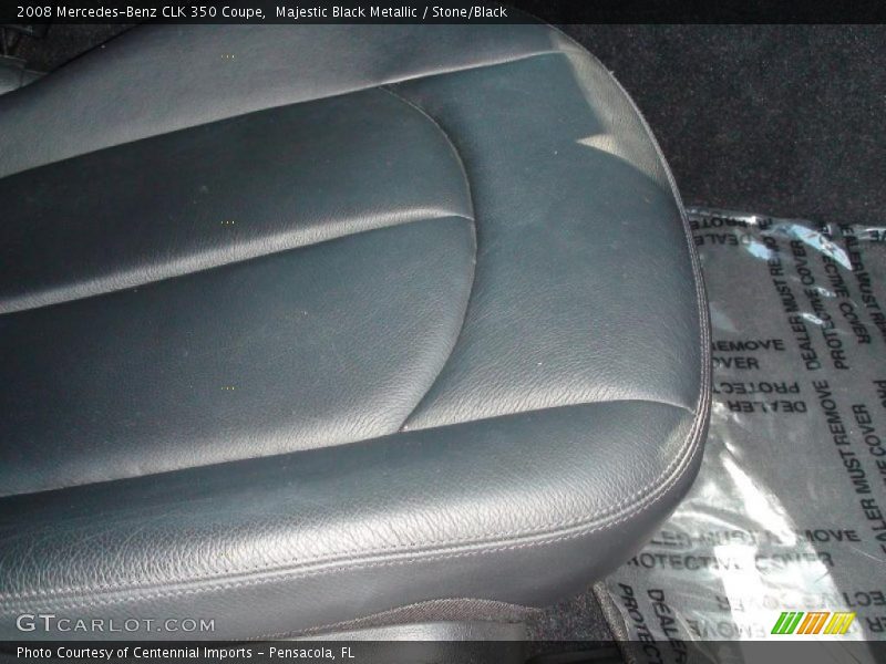 Majestic Black Metallic / Stone/Black 2008 Mercedes-Benz CLK 350 Coupe