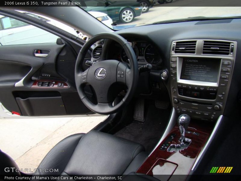 Tungsten Pearl / Black 2006 Lexus IS 350