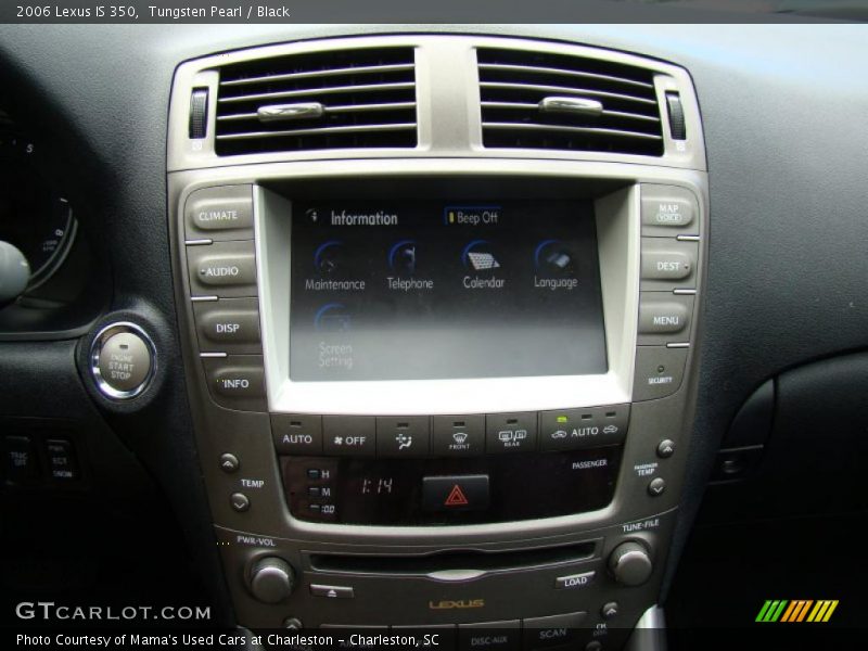 Tungsten Pearl / Black 2006 Lexus IS 350