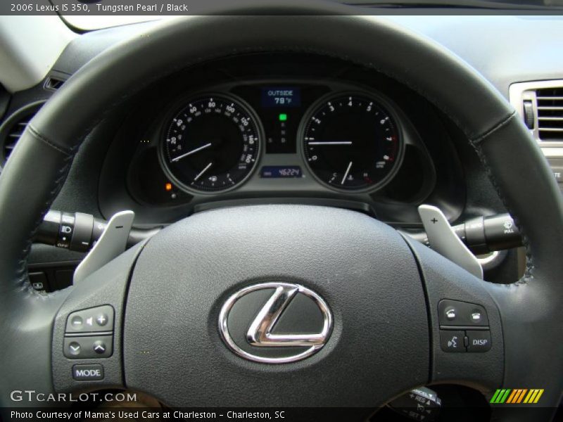 Tungsten Pearl / Black 2006 Lexus IS 350