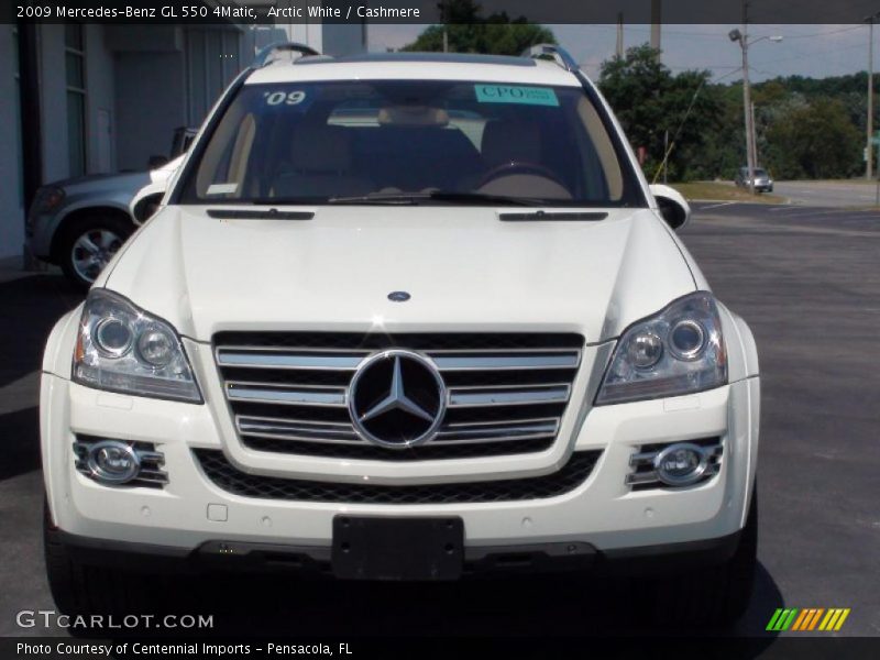 Arctic White / Cashmere 2009 Mercedes-Benz GL 550 4Matic