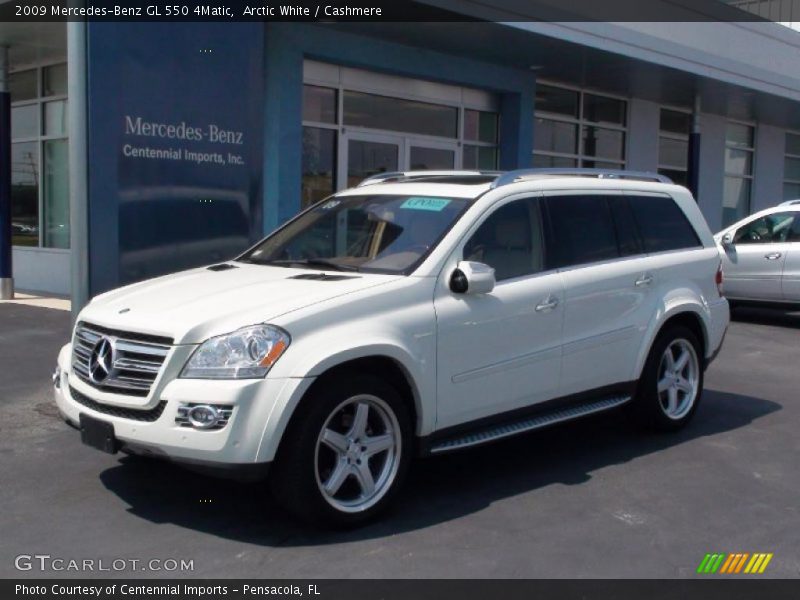 Arctic White / Cashmere 2009 Mercedes-Benz GL 550 4Matic