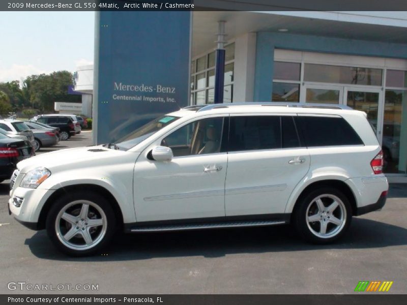 Arctic White / Cashmere 2009 Mercedes-Benz GL 550 4Matic