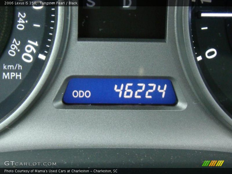 Tungsten Pearl / Black 2006 Lexus IS 350