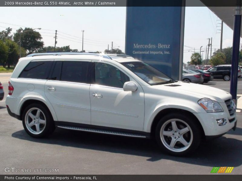 Arctic White / Cashmere 2009 Mercedes-Benz GL 550 4Matic