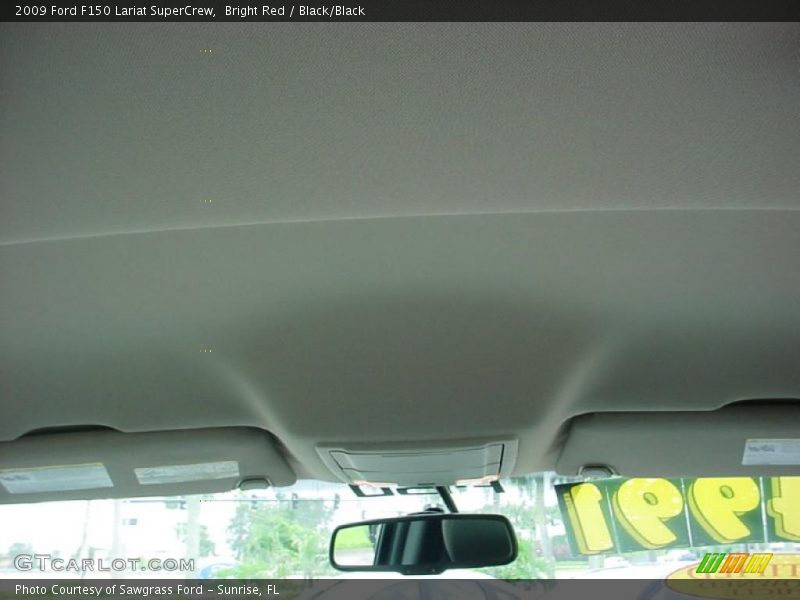 Bright Red / Black/Black 2009 Ford F150 Lariat SuperCrew