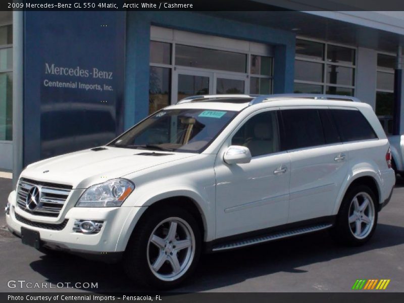 Arctic White / Cashmere 2009 Mercedes-Benz GL 550 4Matic