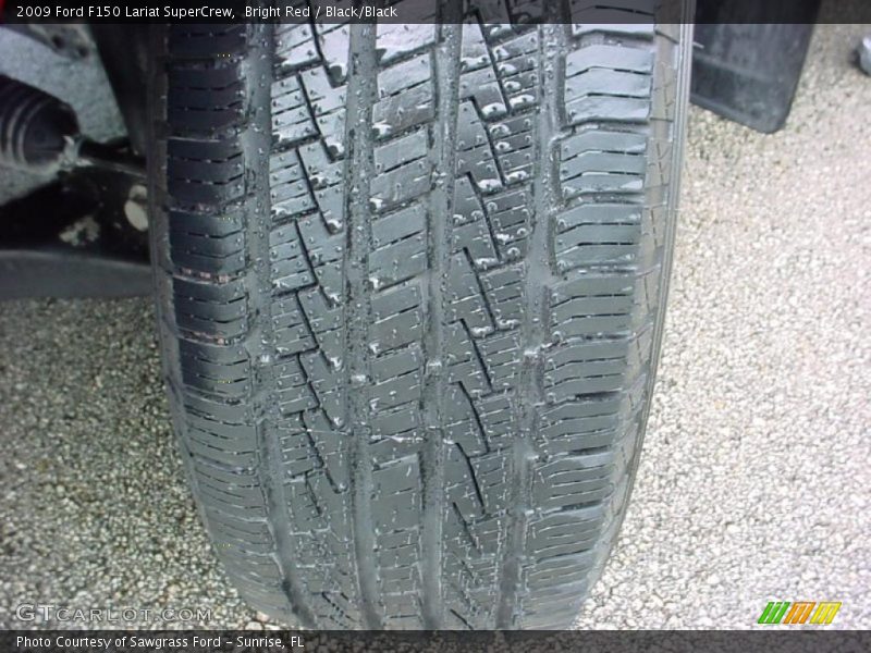Bright Red / Black/Black 2009 Ford F150 Lariat SuperCrew